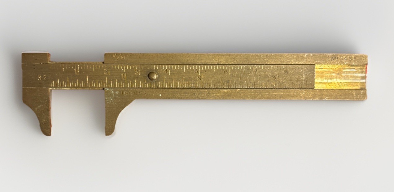 Vintage Brass Vernier No 1466 J Rabone & Sons, Charles Walker & Co Ltd, Leeds