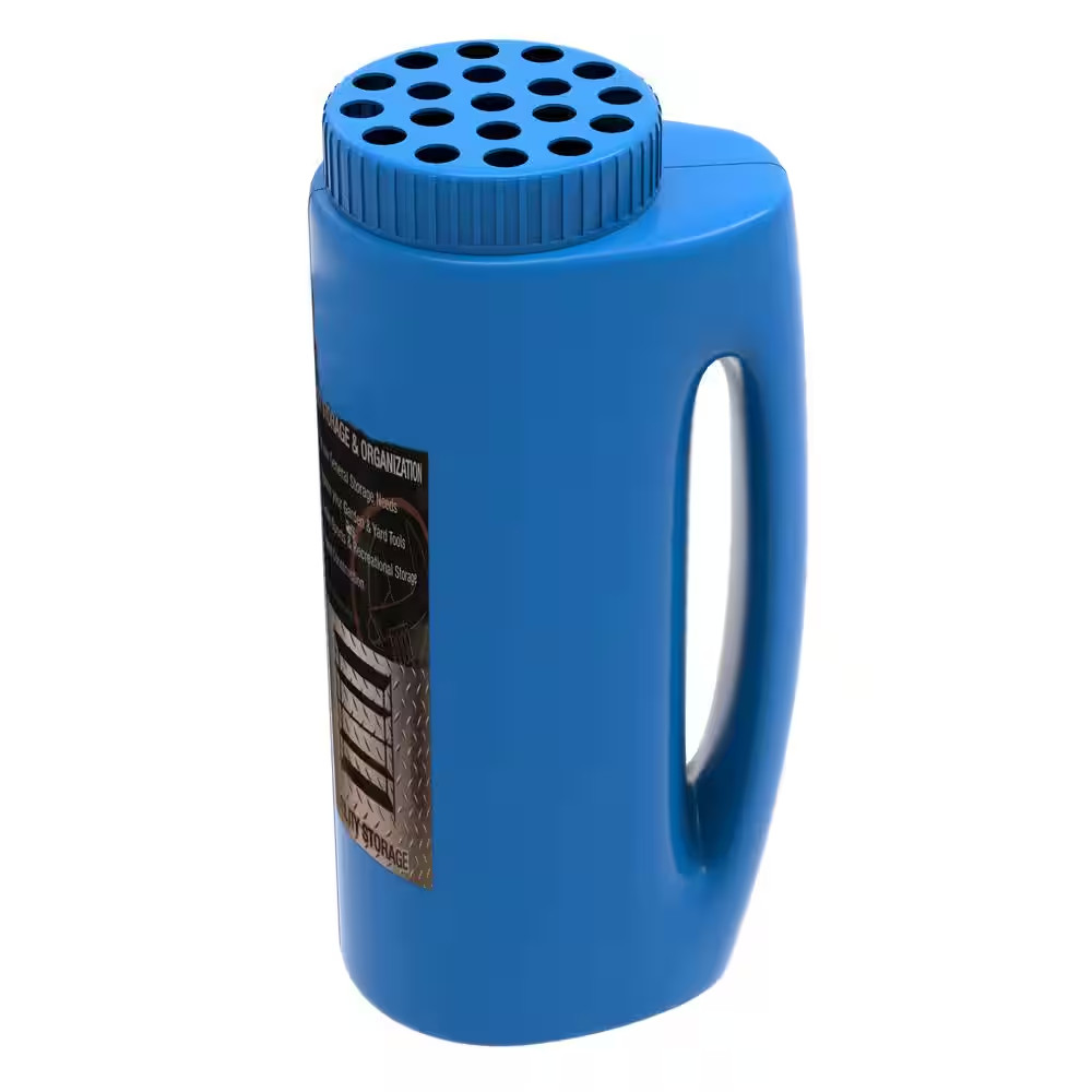 Hand-Held Spreader Container – Shaker Style Lid, Handle, and 2.3 L Capacity for