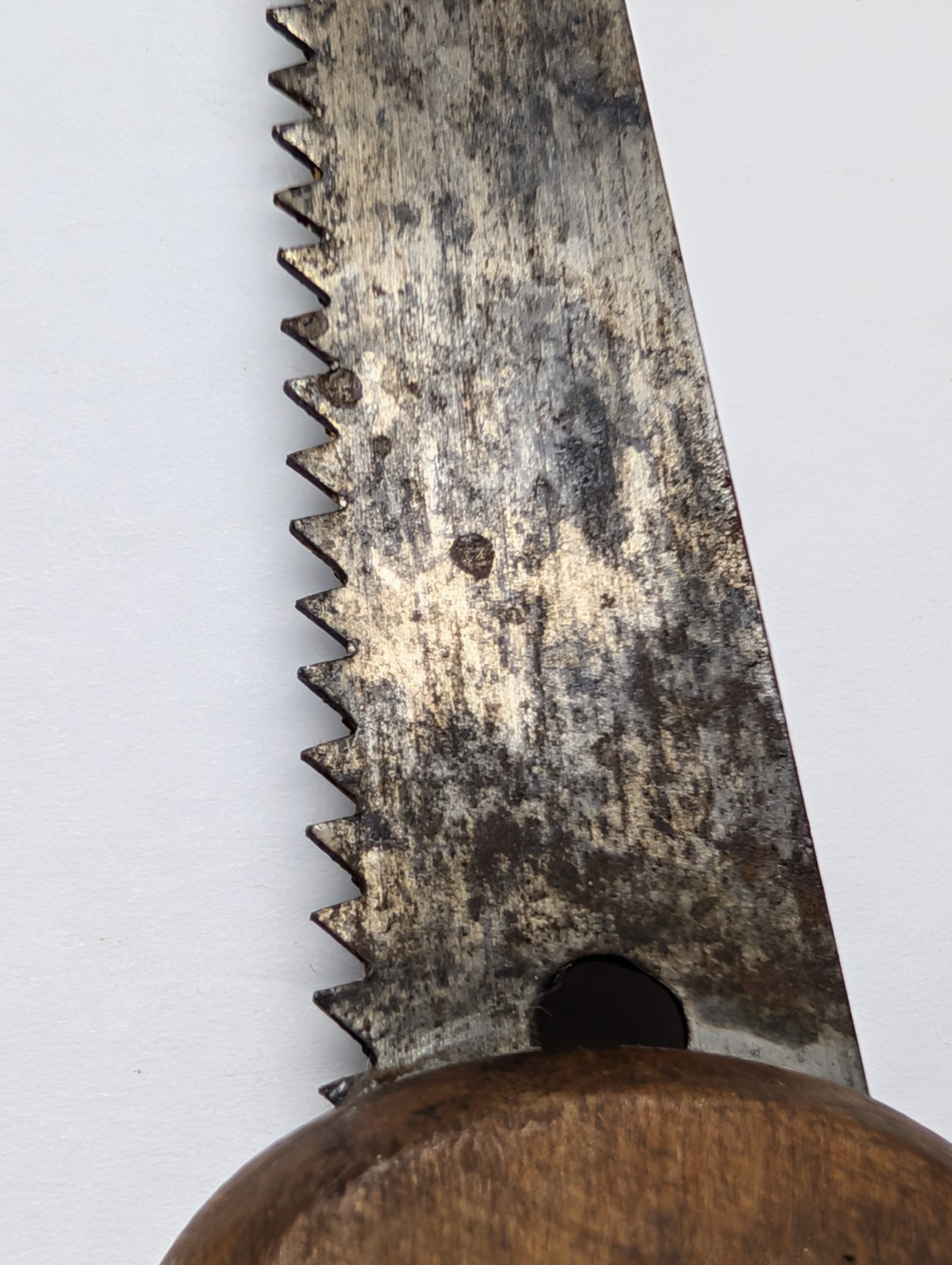 Vintage Keyhole Saw/Compass Saw Antique Hand Tool Industrial Decor 9 1/2″ Blade