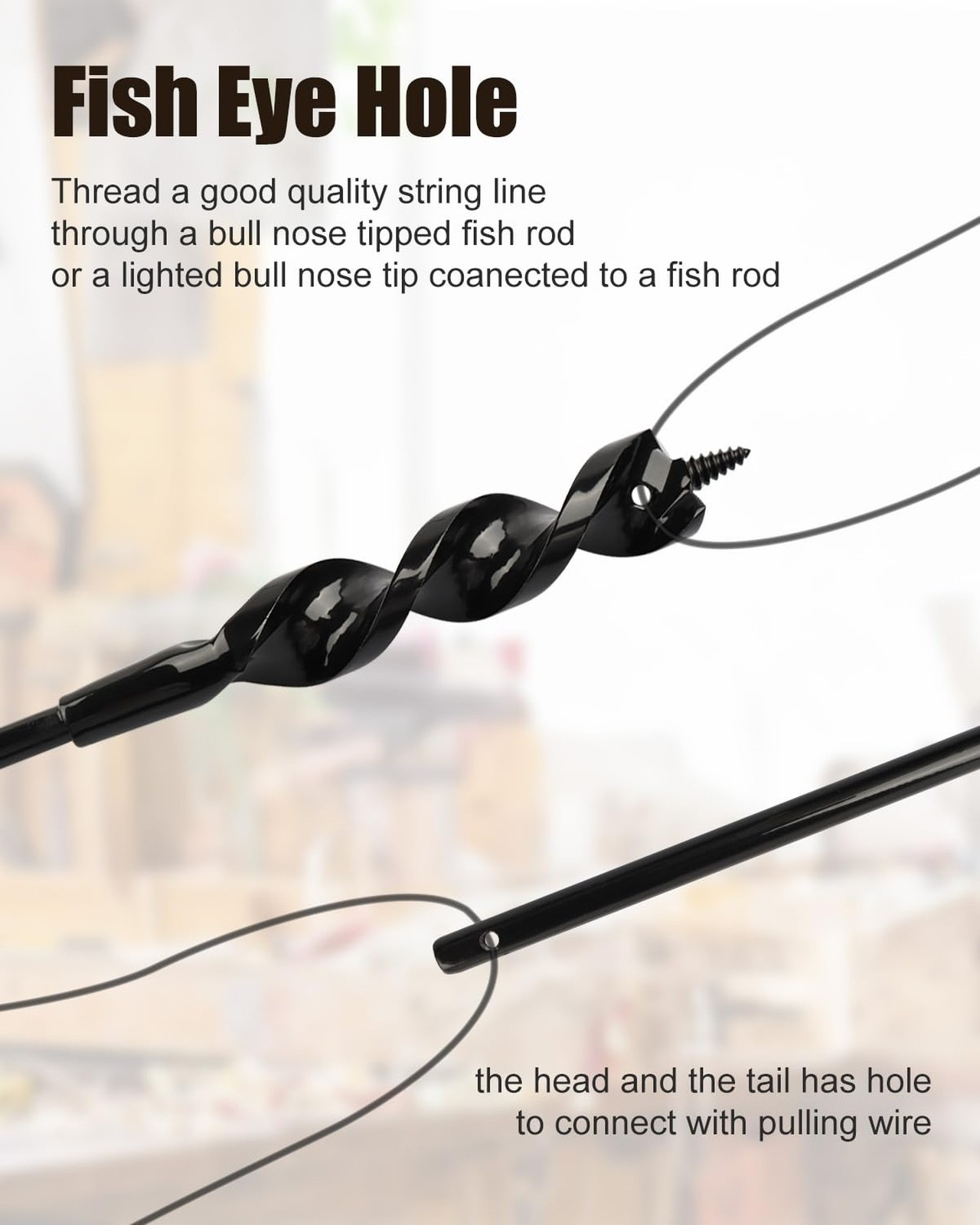 Flexible Installer Drill Bit for Wire Pulling, 36 Inch Extra Long Drill Bit, …