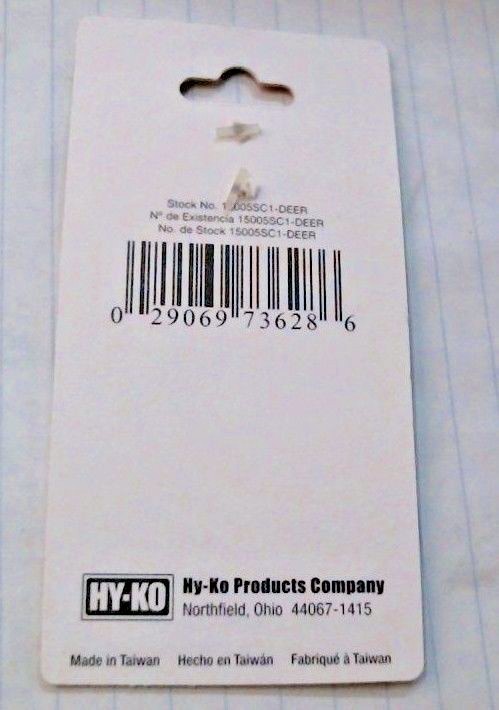 Hy-Ko Products SC1 Camo Deer/Buck House Key, FREE SHIPPING