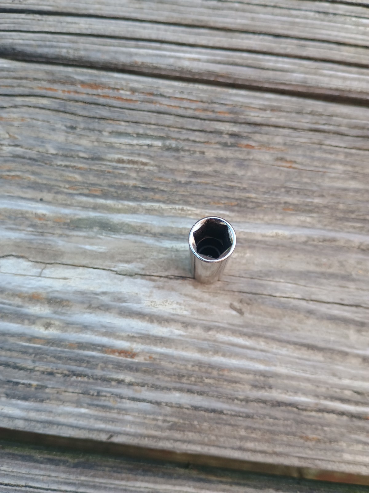 Vintage Craftsman 11/32″ 6 Point Deep Socket 1/4″ Drive Inverted G 43576 USA