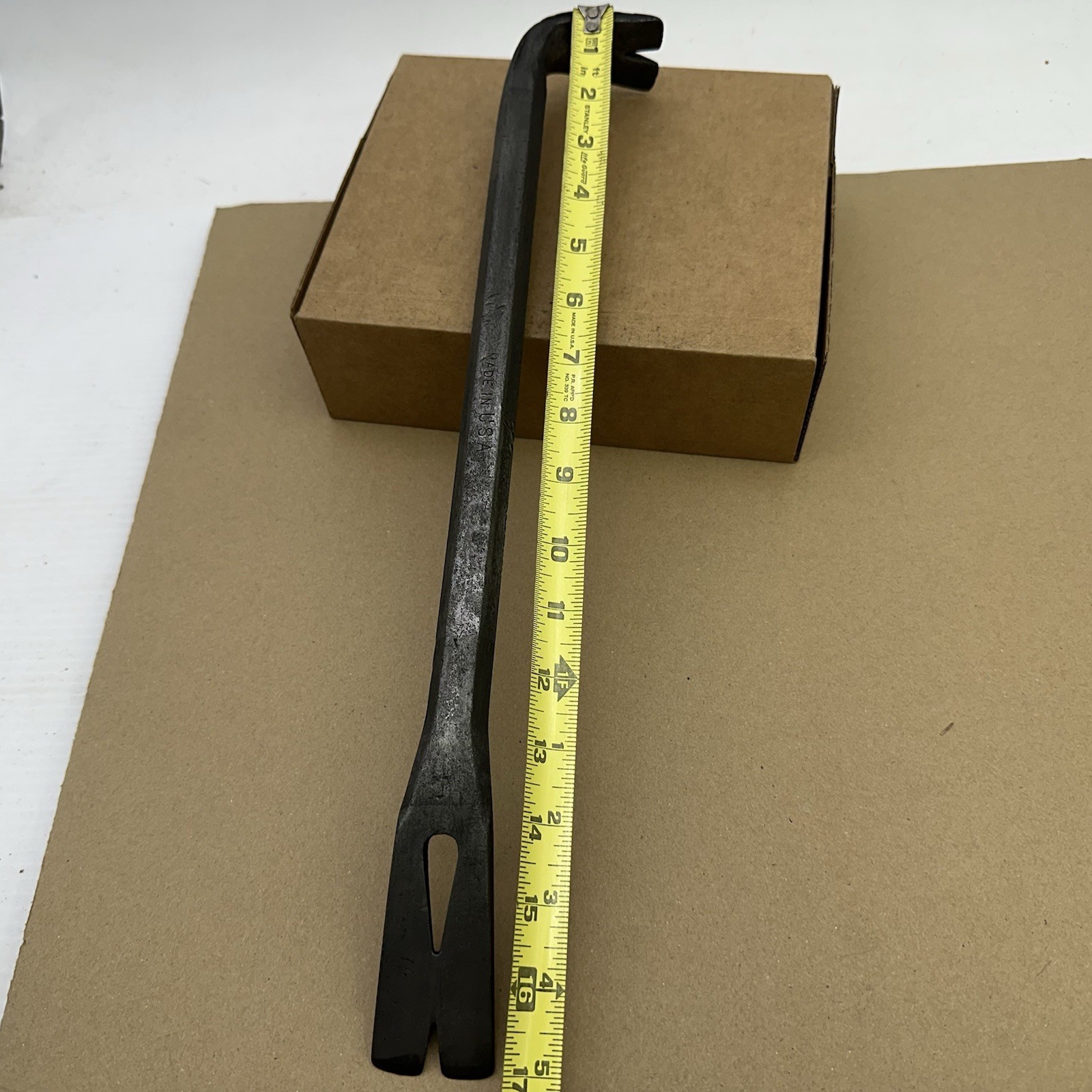 Vintage Millers Falls Co. No. 118 Pry Bar Nail Puller Rip Bar Wrecking Bar, USA