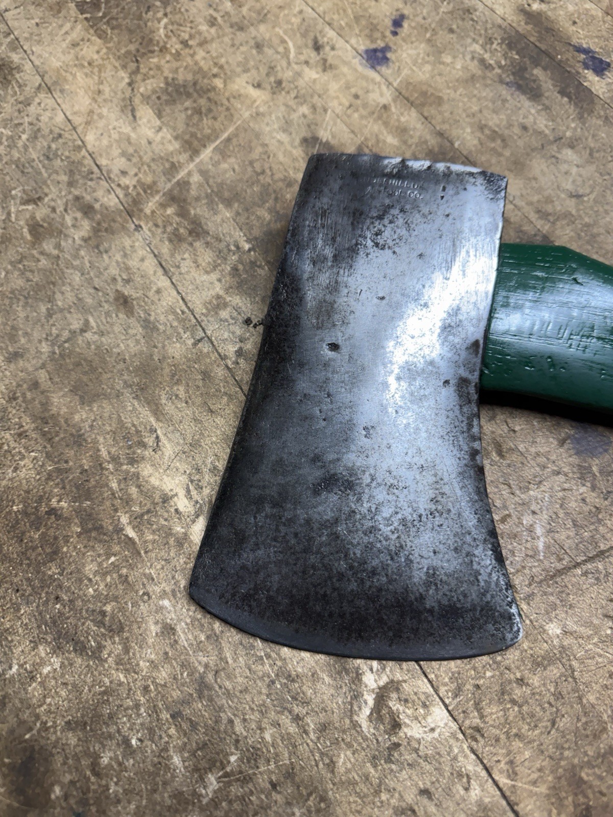 Vintage Rare 5 Lb Axe Marked Underhill Edge Tool Co Glassport PA Wood Handle USA