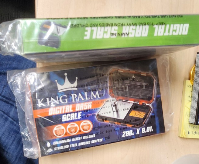⚖️ Lot of 2 King Palm Digital Scales 200g 0.01g Auto Cal w Weight Batteries