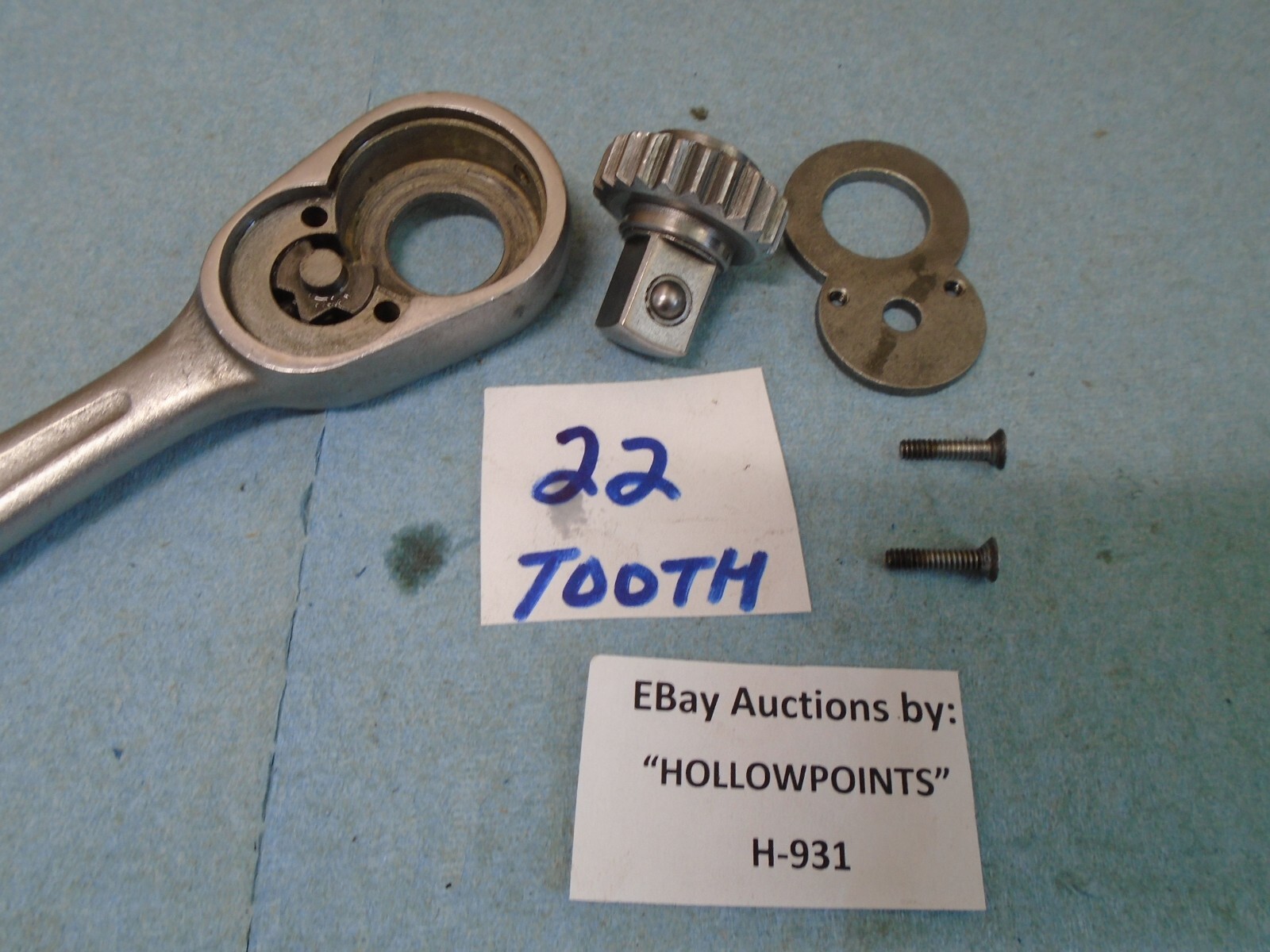 Craftsman USA V Date 1/2″ Ratchet 22 Tooth Gear Oil Ball Head Type Forged H931