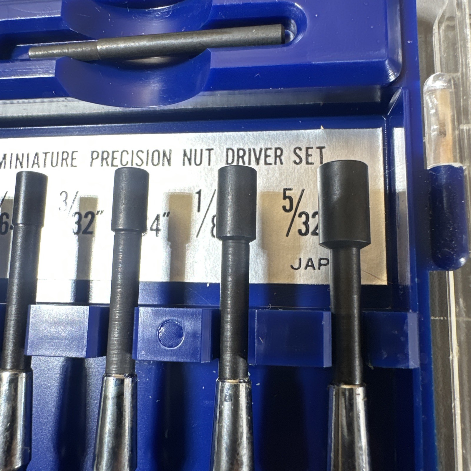 Vintage Japan Made Precision Hex Driver Set, 5 Pc. Nut Driver Mini Screwdrivers