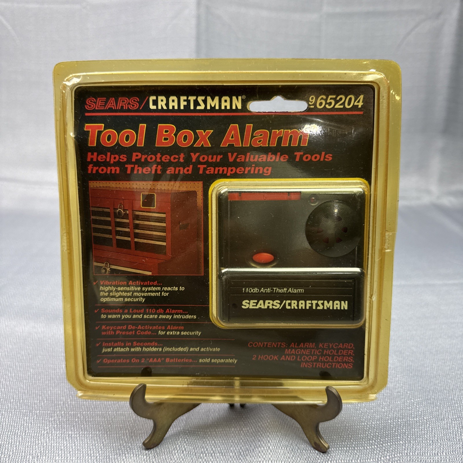 VTG Sears Craftsman Tool Box Motion Alarm 965204 Anti Theft Security NOS New