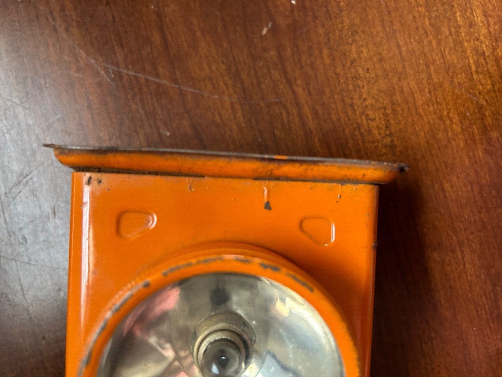 THE NIAGRA CUB #21 Flashlight Antique Orange 4 1/2″ x 3 1/2″ x 2″ ~NOT TESTED~
