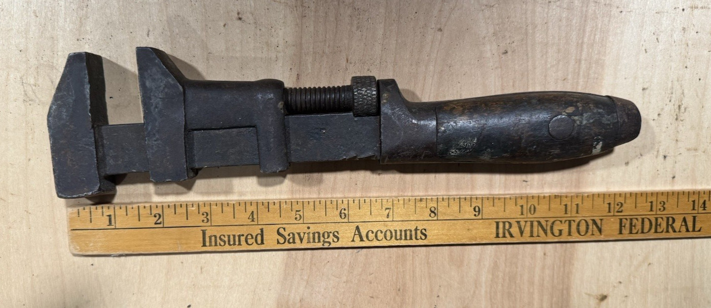 RARE – 2 Antique COES Adjustable 12” And 10” Monkey Wrenches