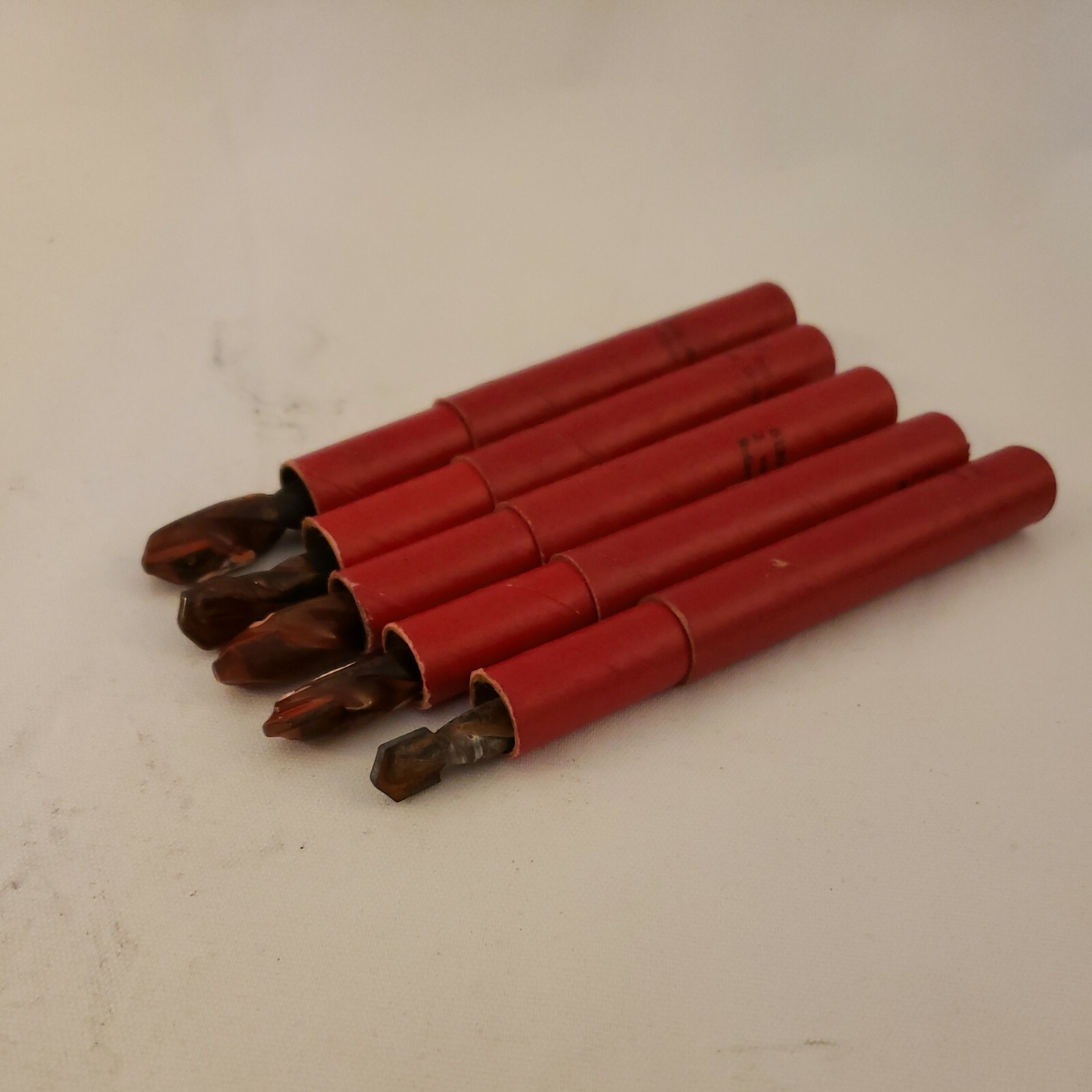 Lot of 5 Rotary Driven Coreless Masonry Drill Bit 3/8″ & 5/16″