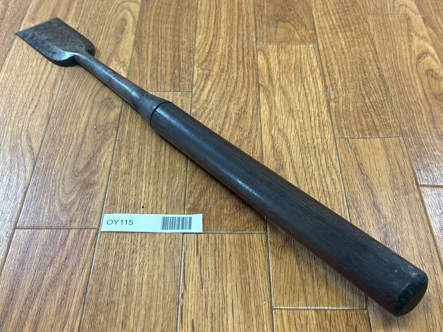 Japanese vintage chisel Tsuki Nomi Japan Signed Vintage 48mm 470mm long OY115