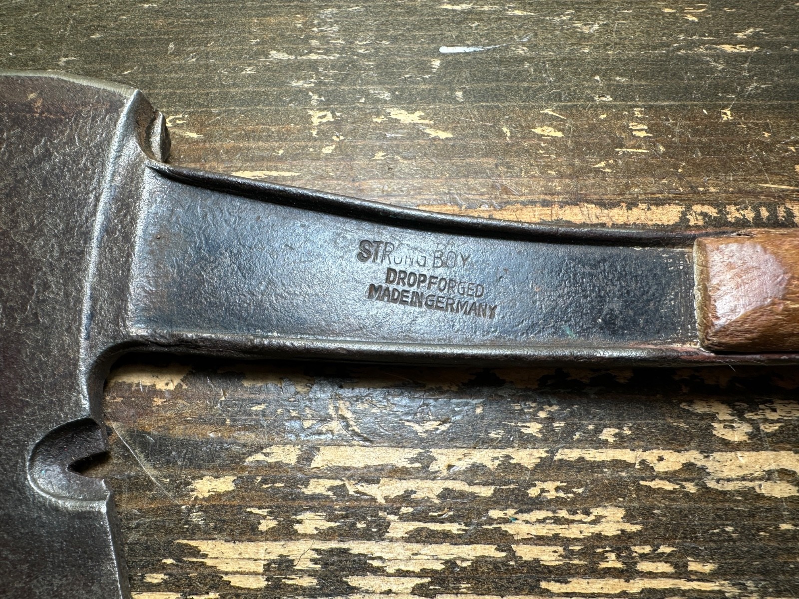 Vintage Strong Boy Hatchet Axe Drop Forged Made In Germany 2731 Camp Axe