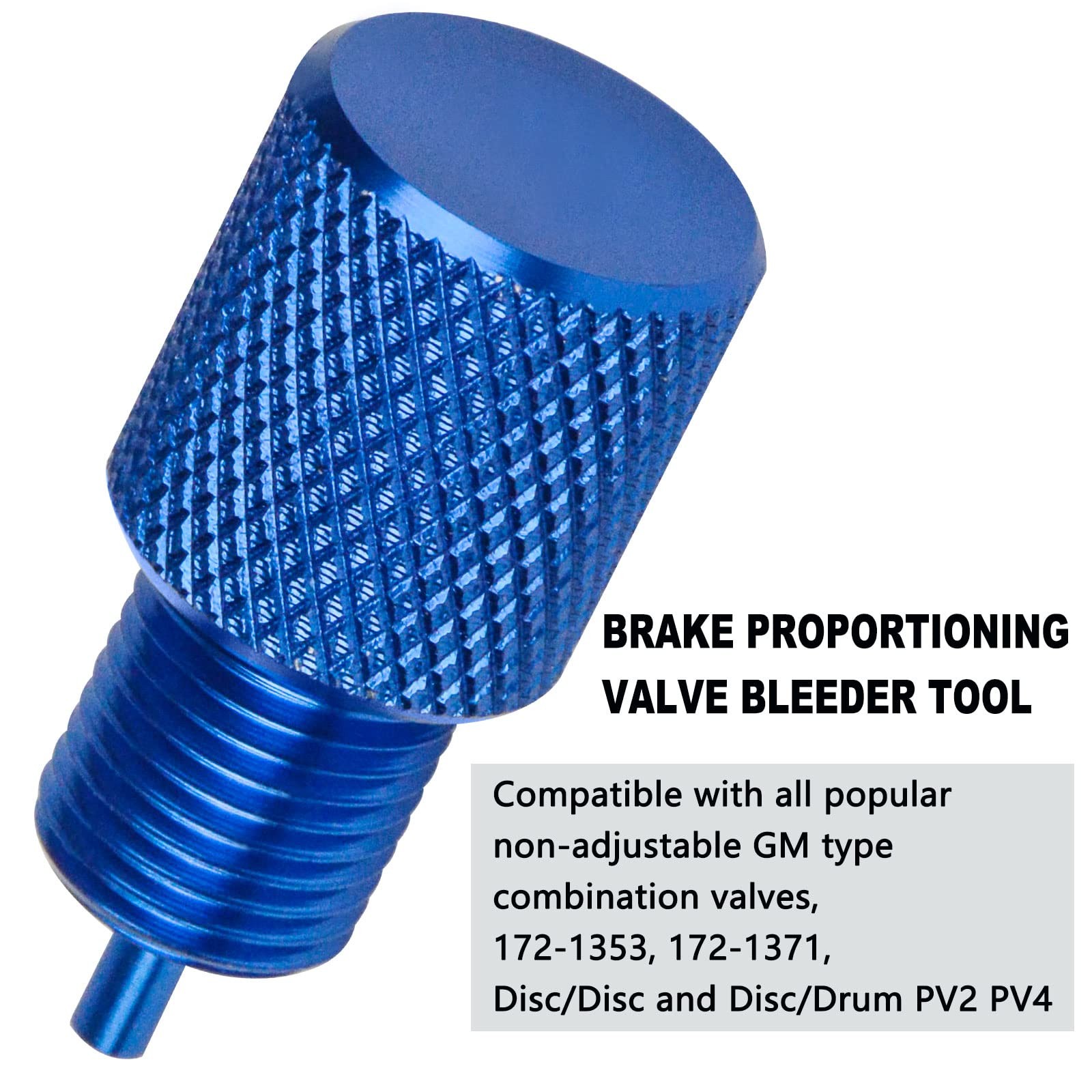 Brake Proportioning Valve Bleeder Tool, Bleeding Tool Blue, Blue