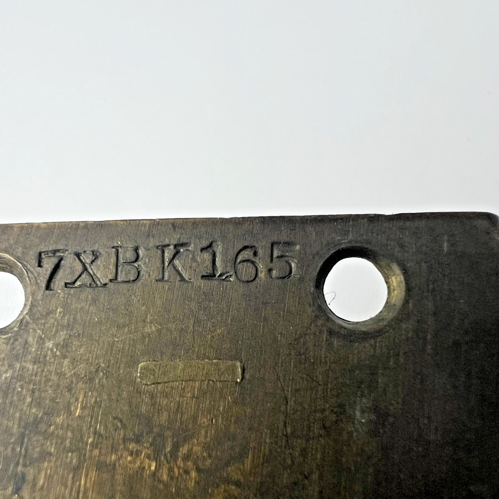 Yale 7XBK165 Cabinet Drawer Lock with Key Solid Brass Surface Mount Hardware