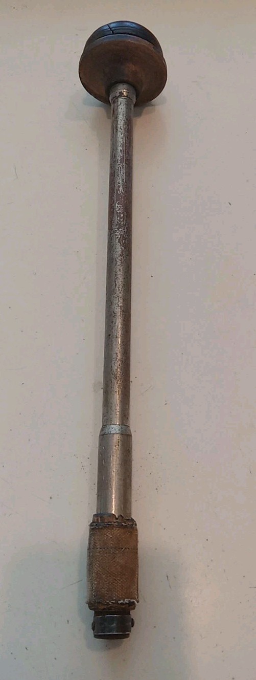 HAND DRILL Antique Tool 1882 A.H. Reid Archimedes Manual Push Pull Drilling USED
