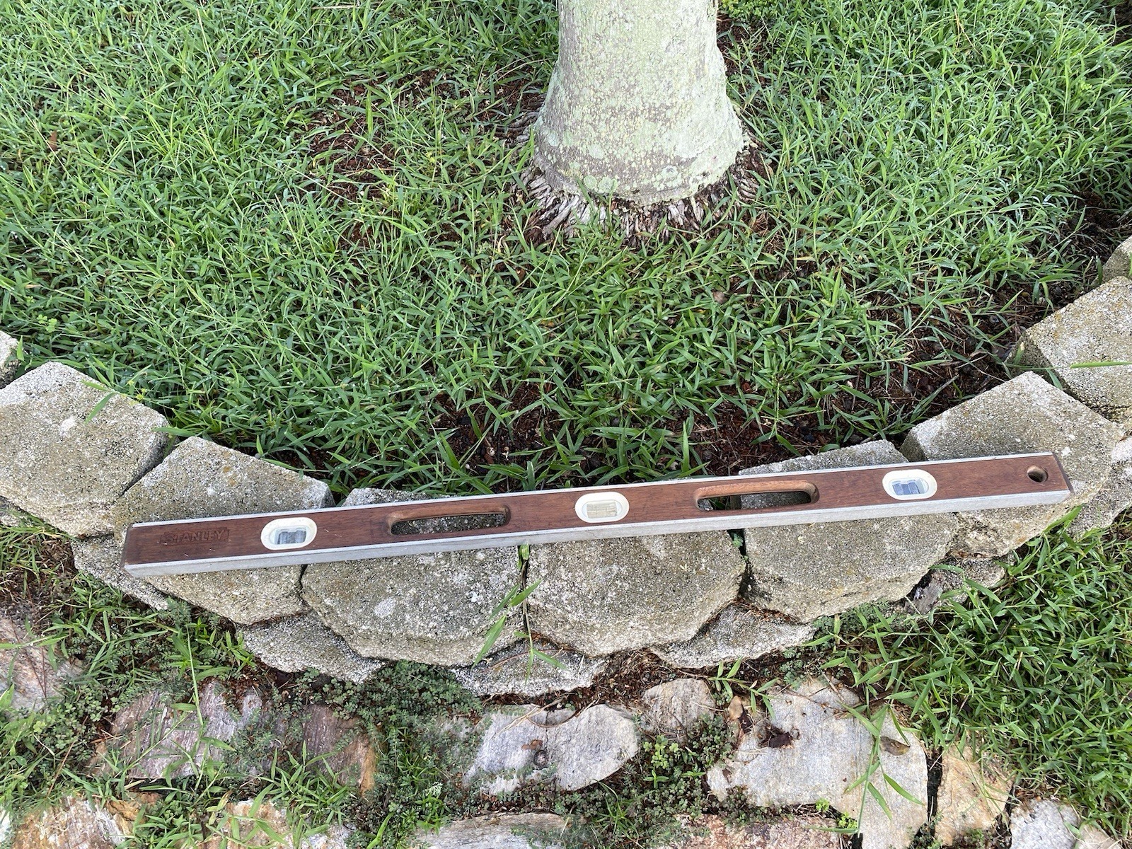 Vintage Stanley 48 Inch Level Wood Metal 42-449 Work Construction Tool Carpenter