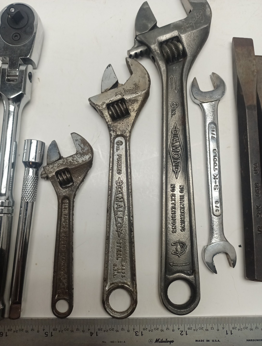 Massive Mechanic Tool Lot Snap-on Craftsman SK Flex Head Ratchets Wrenches 5