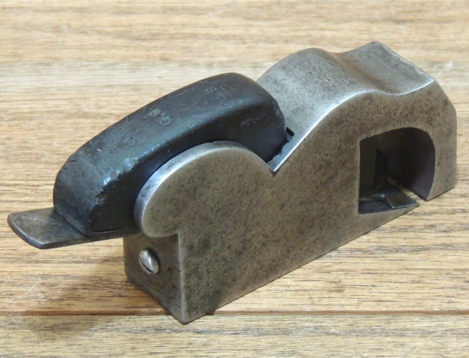 MARKED H. SLATER LONDON IRON BULL NOSE PLANE-ANTIQUE HAND TOOL