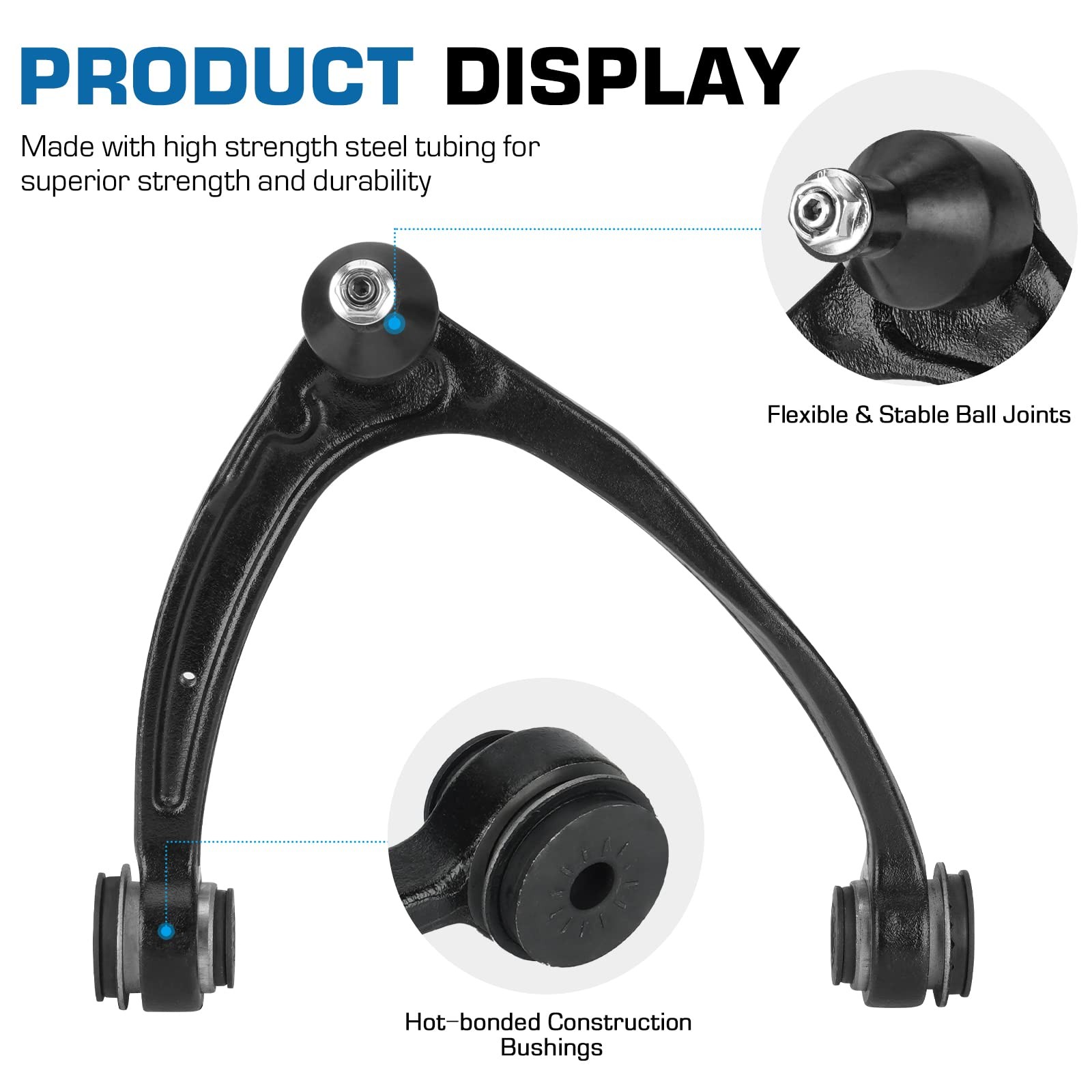 Front Upper Left Control Arm for Chevy Silverado Sierra GMC Yukon 2007-14