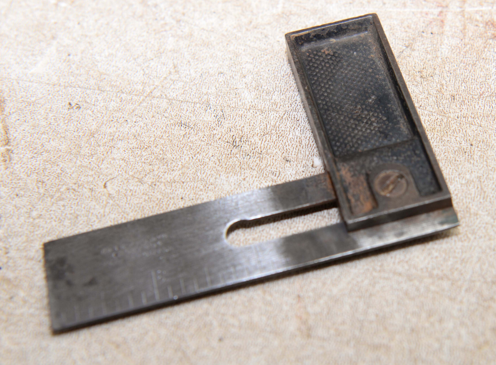 Rare antique 4″ Stanley Rule & Level Co square pat Oct 24 1882 collectible tool