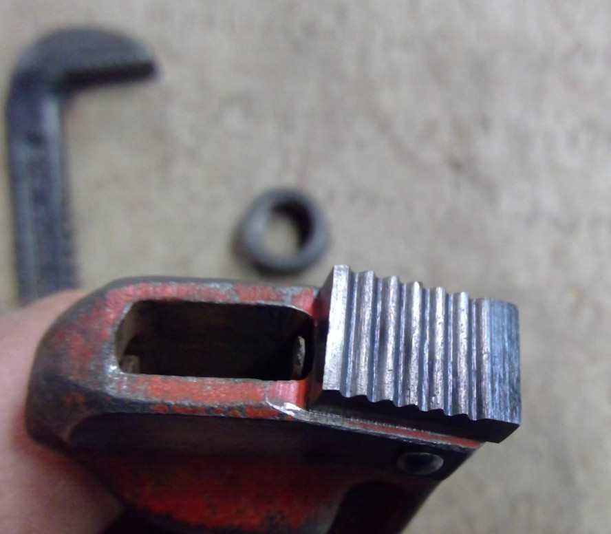 Vintage Ridgid 6 inch Pipe Wrench Elyria Ohio USA Nice and Clean!
