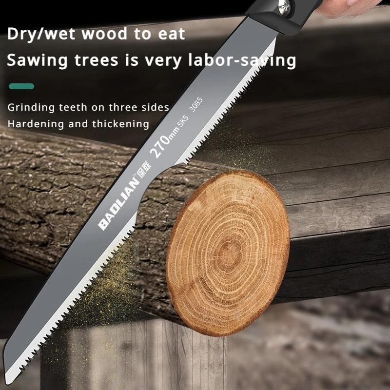 Ergonomic Folding Hand Saw Pruning Tree Branch Wood Cutting Camping Hiking Tool