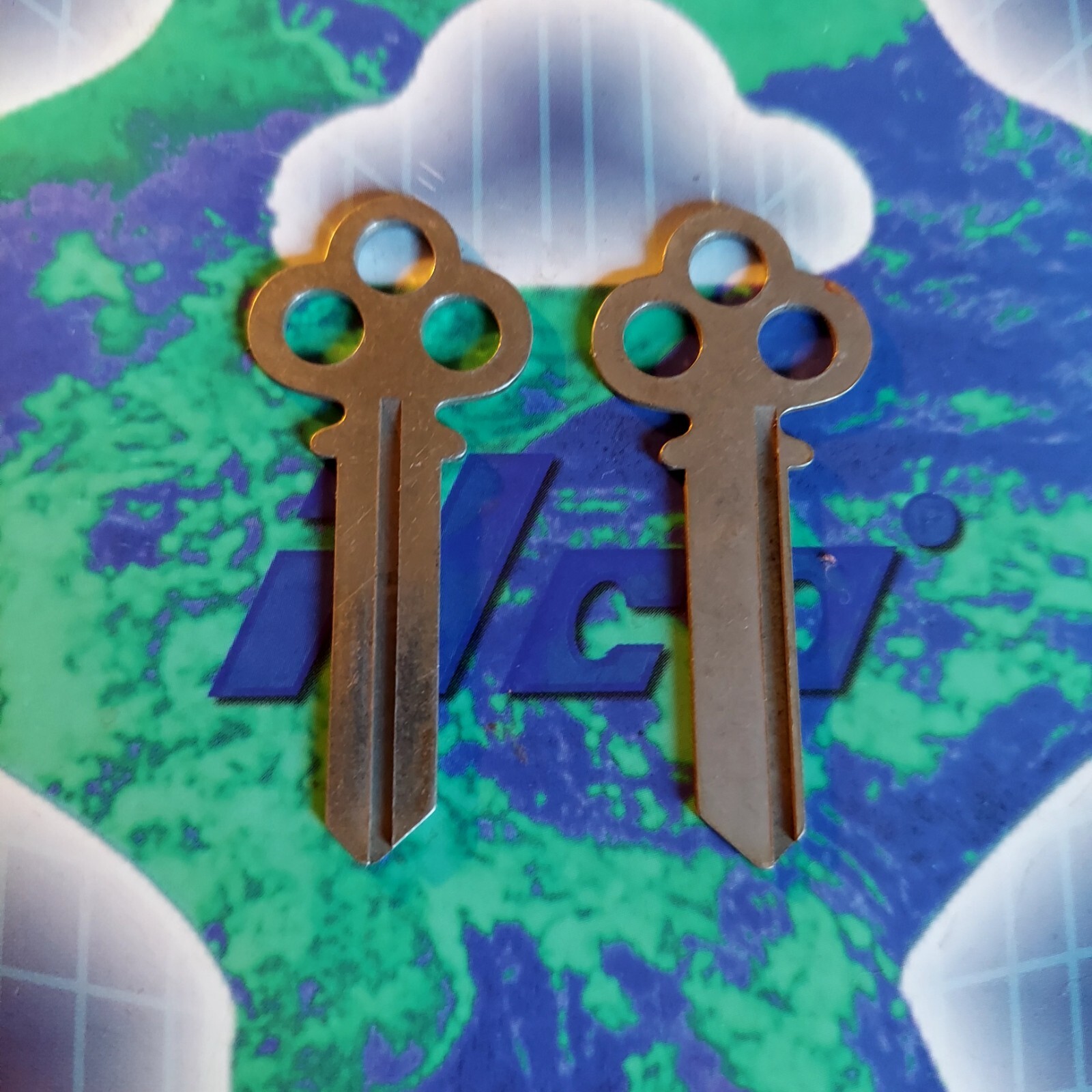 Keil 116 Obsolete Flat Key Blank. Pererboro, Rubinstein, O.S. Co. Applications.