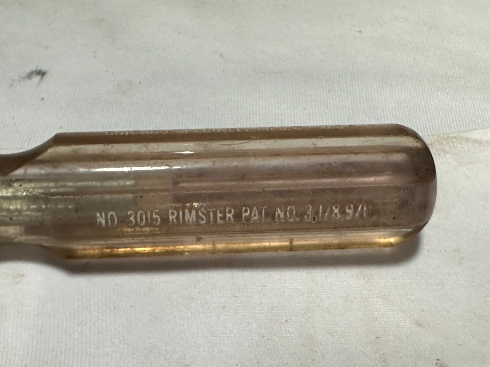 Vtg Chicago Specialty Mfg Co 3015 Rimster Hex Head Screw Holding Screwdriver USA