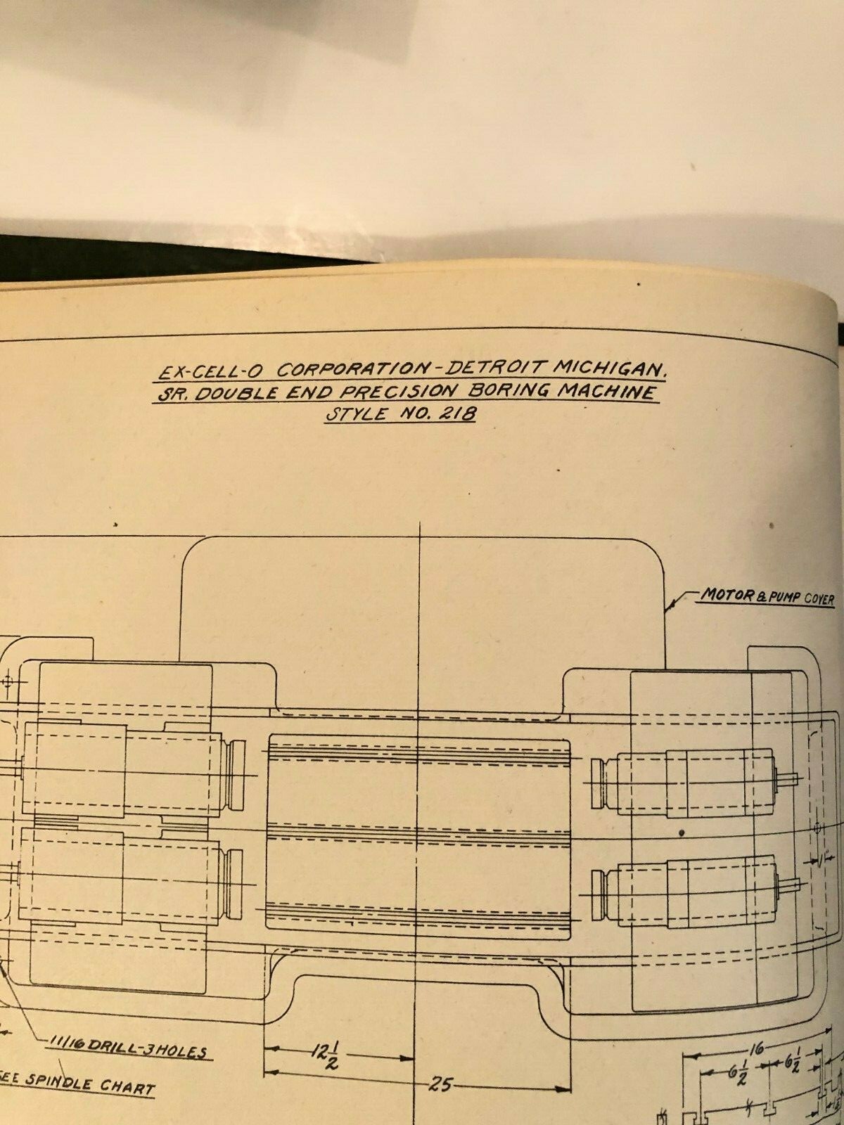 Ex-Cell-O Precision Boring Machine Operation, Maintenance Manual Style 218 WW 2