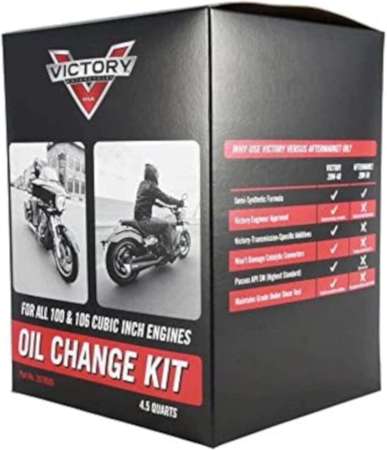Victory Motorcycle Semi-Synthetic Oil Bundle