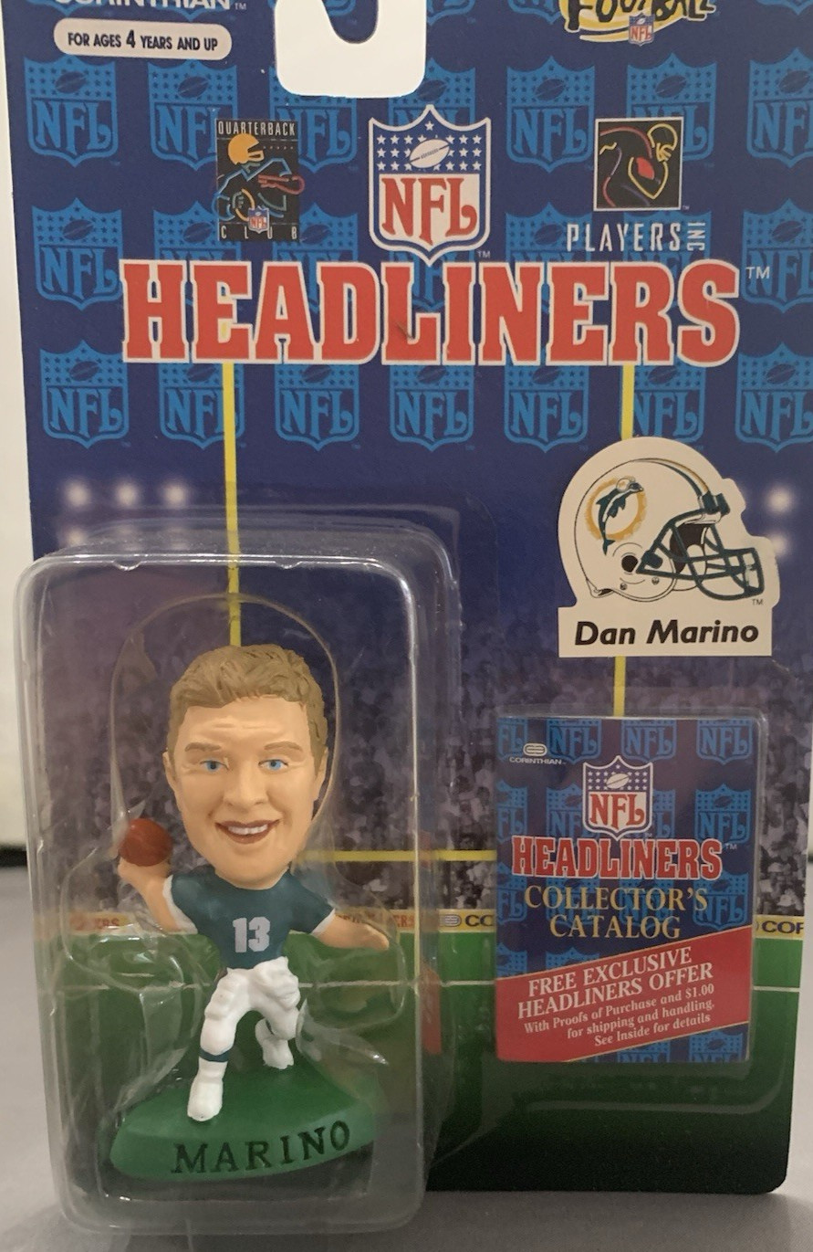 Lot of 7 Headliners NFL Marino, Waters, Aikman,Collins, Frerotte, Farve, Sanders