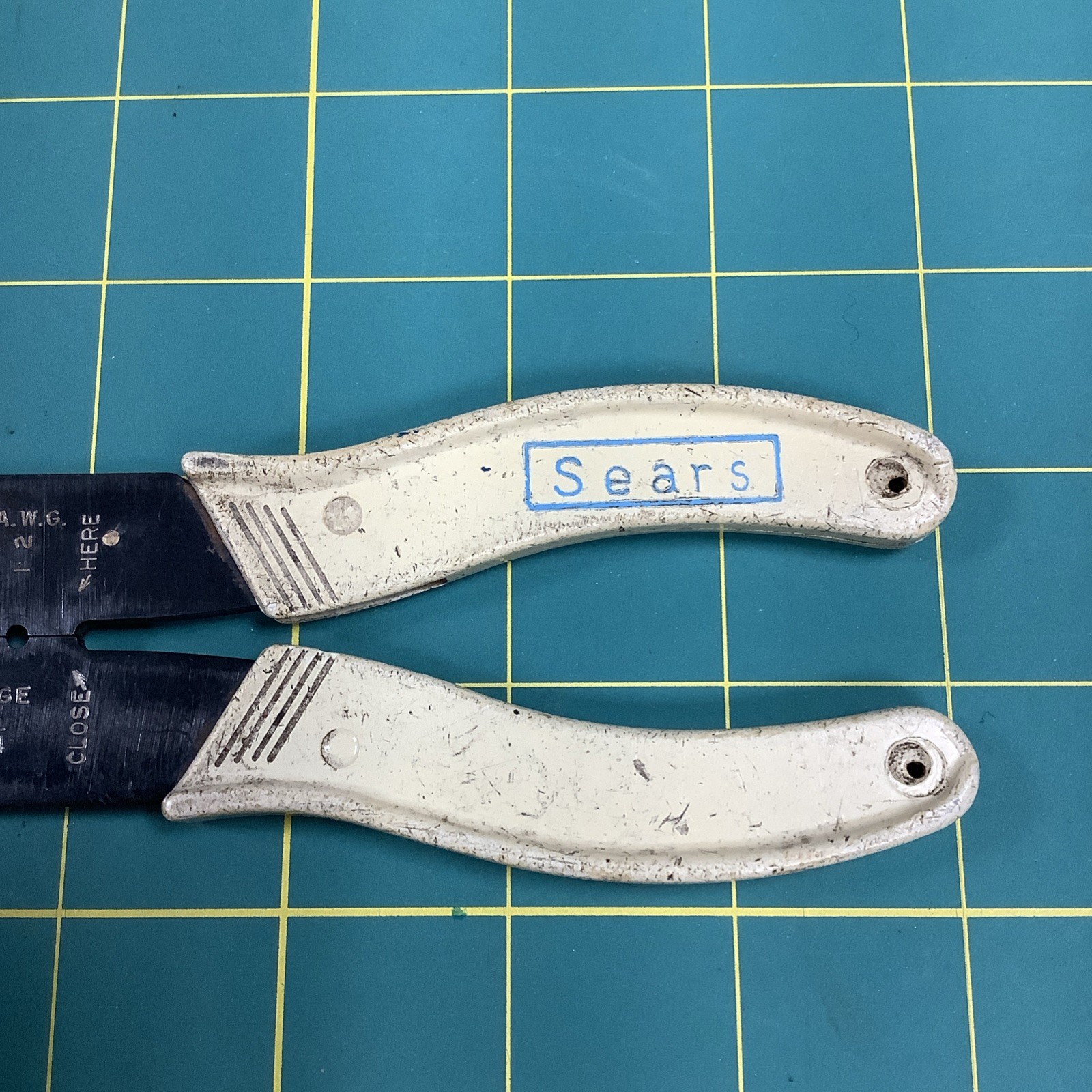 Vintage Sears ~ Electrical Wire Stripper Crimper Cutter~made In The USA!!