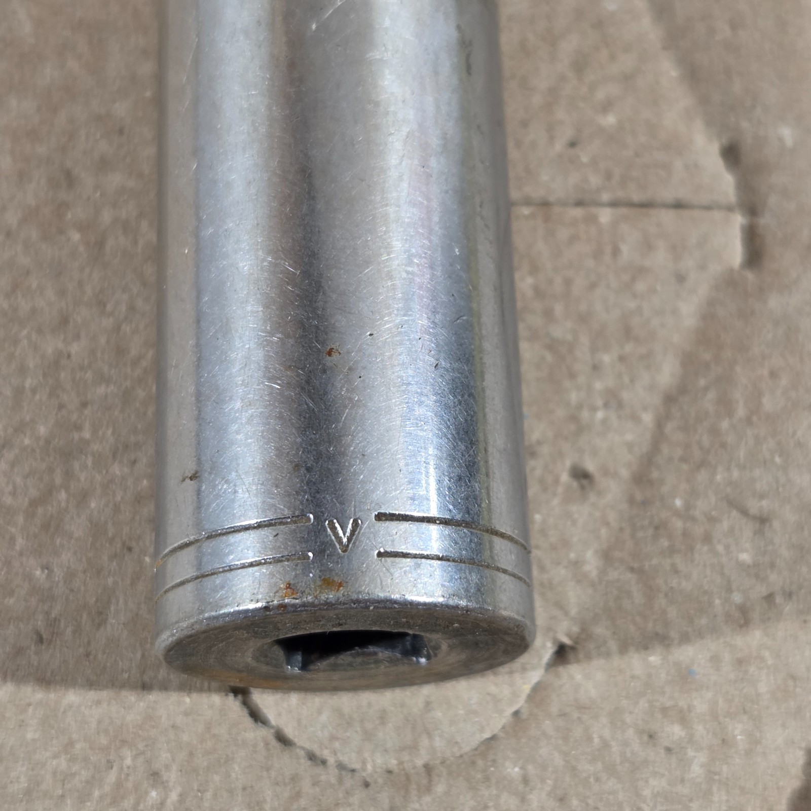 Vintage Craftsman Tools 3/4″ 12 point 3/8″ drive deep Socket V USA