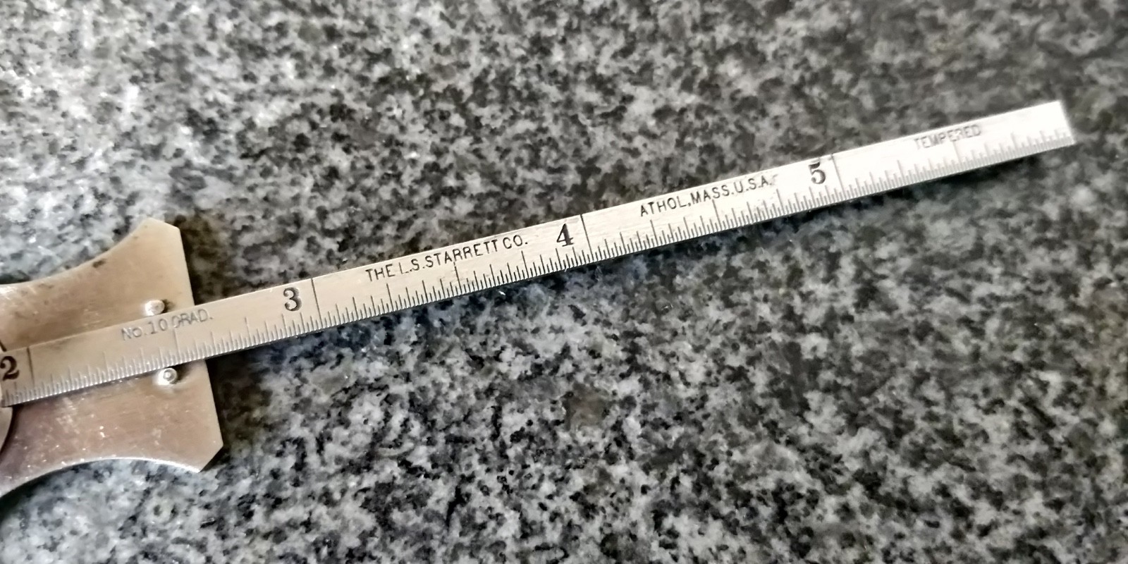 Starrett #236/ 236H Depth Gage Machinist Tool Hook rule