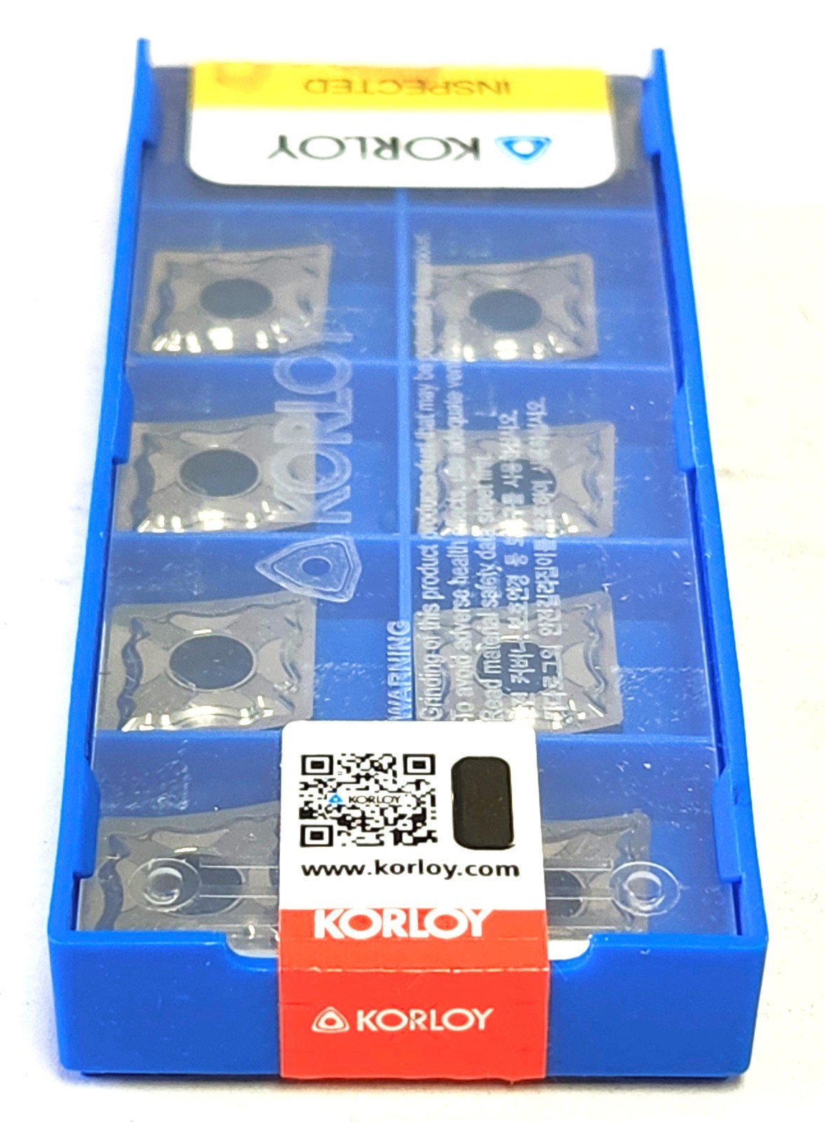 KORLOY (103009393) CNMG120408-HA H01 CARBIDE TURNING INSERT (10 PC)