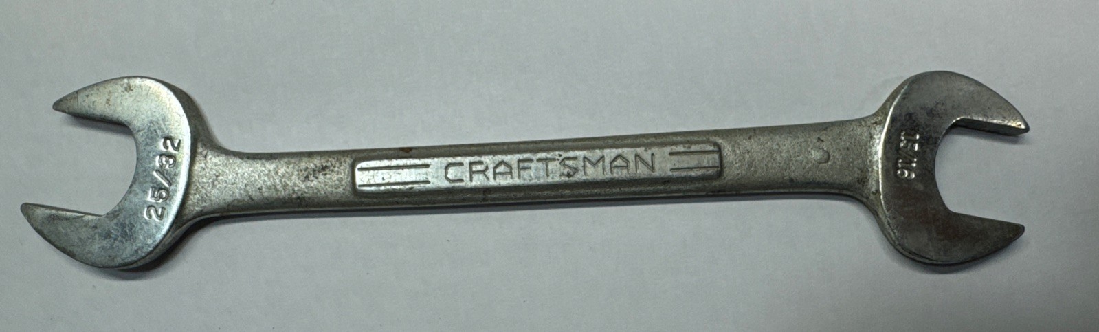 Craftsman Open End Wrench 25/32 X 13/16” USA