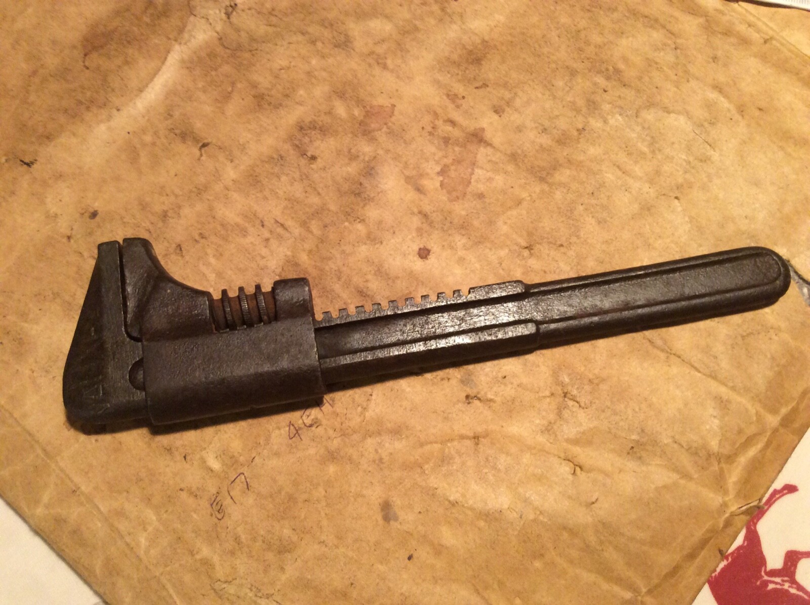 Vintage Vauxhall Adjustable Wrench – spanner
