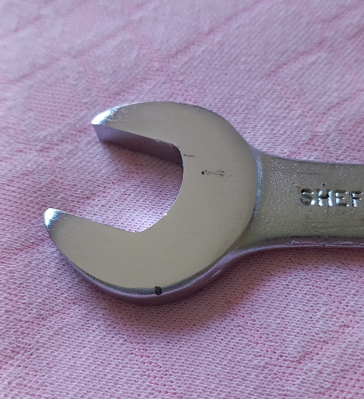 Vintage Jaguar Spanner Open Ended 17mm +19mm Made In Sheffield By Gordon VGC