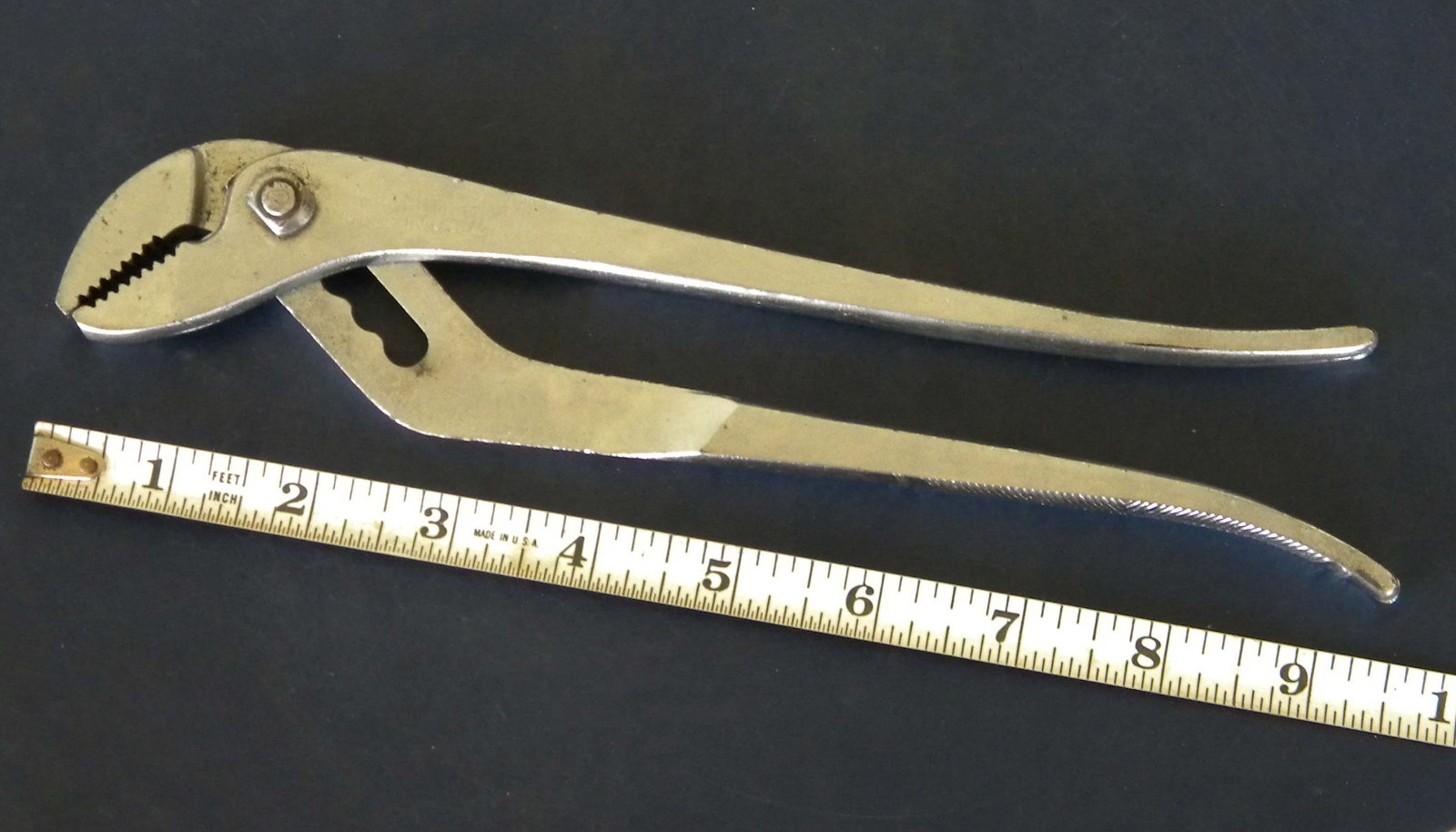Vintage Kraeuter 10″ Channel Lock Style Pliers USA-Nice!