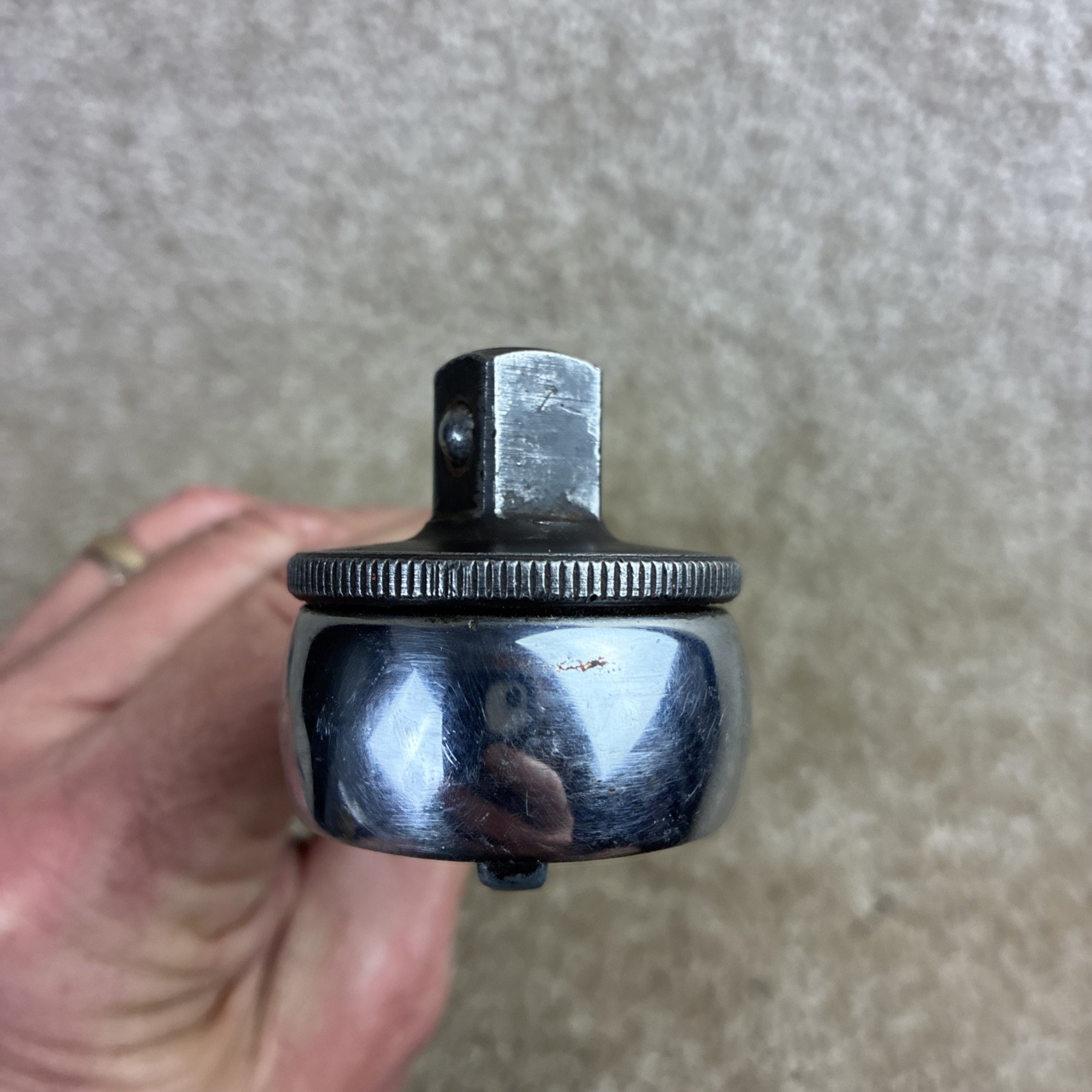 Craftsman Thumbwheel Fine Tooth Ratchet Set 3/8 & 1/2” Drive Good Condition