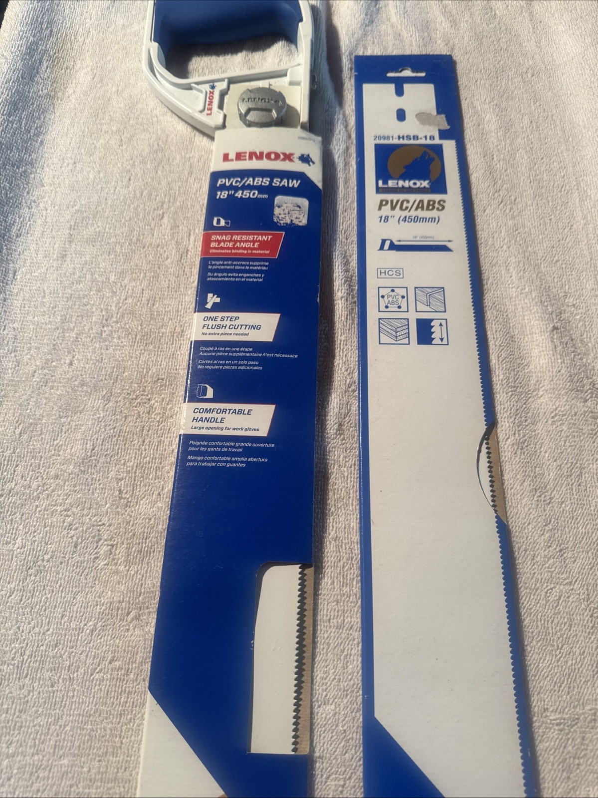 Lenox 18inch Saw PVC/ABS + 1 Replacement Blade