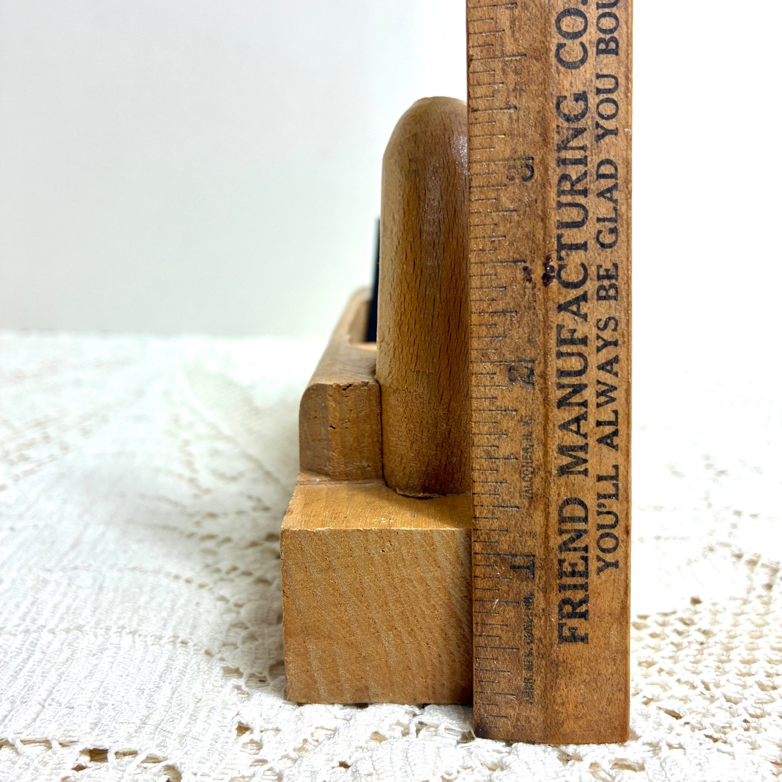 Antique Wood Block Hand Plane Vintage Carpenter Hand Tool Prim Woodworking AS IS