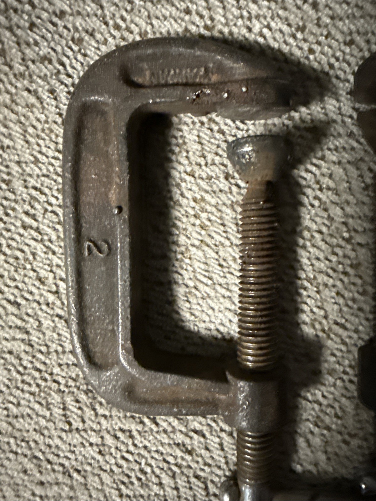 Set Of 3 – Vintage C Clamps Tool 2″ Taiwan – Heavy Duty
