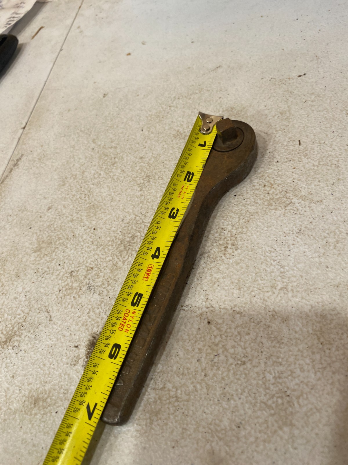 Vintage Old Antique Plumb USA Ratchet 3/8 inch 5249 works but well used tool