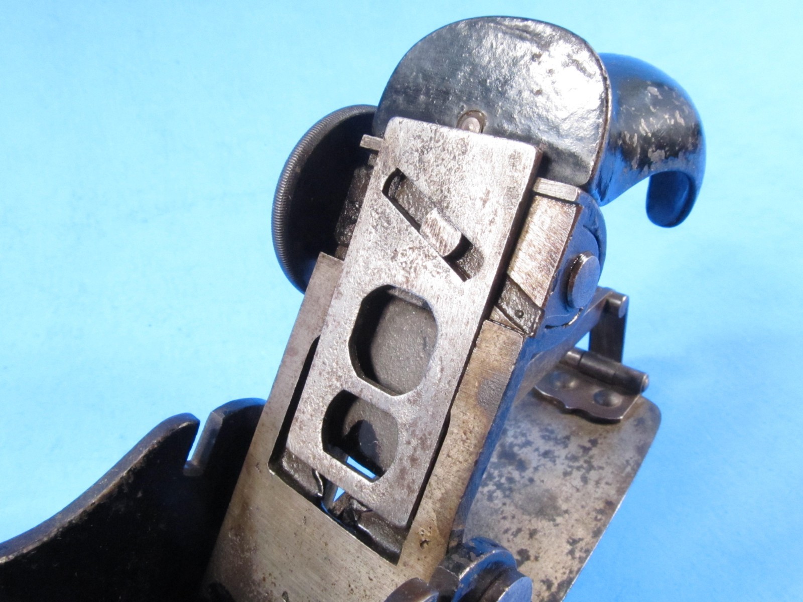 Stanley Rule & Level No 113 solid side wheel circular wood plane