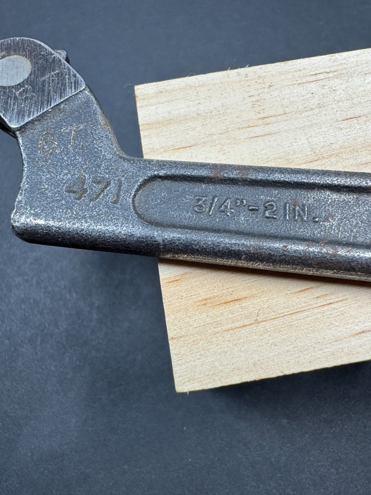 Williams USA Adjustable Hook Spanner Wrench 3/4 – 2″ No.471