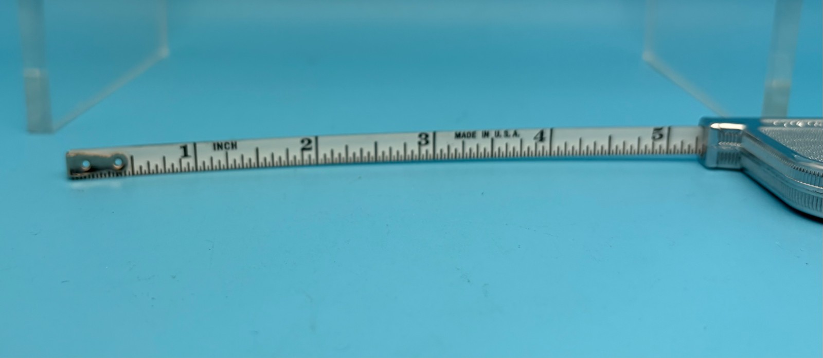 Vintage Tape Measurer – Loos Insurance – Metal – Made in the USA