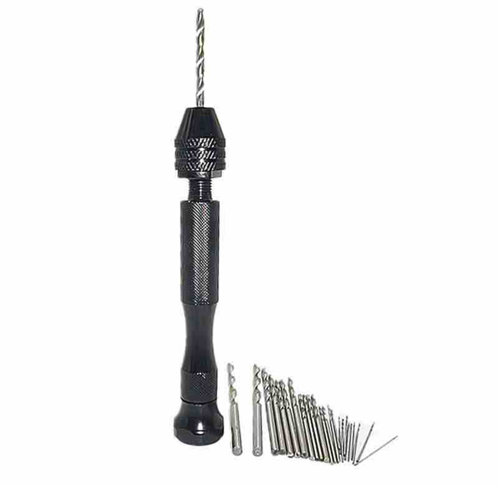 26x Pin Vise Pen Hand Twist Drill Bits Rotary Tool For Jewelry Metal Wood Repair