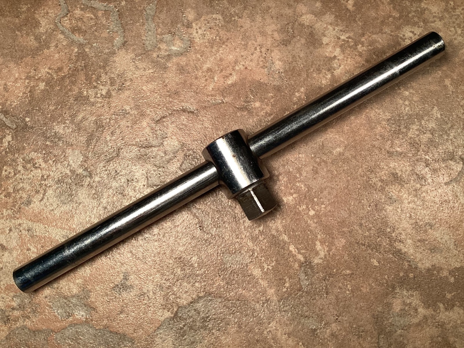 Vintage KAL Sliding T-Handle Breaker Bar #1585 1/2″ Drive 9-1/2″ Length Chrome